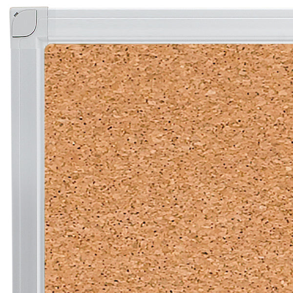 Franken Korktafel X-tra!Line – 15 × 10 cm, Kork, Aluminium