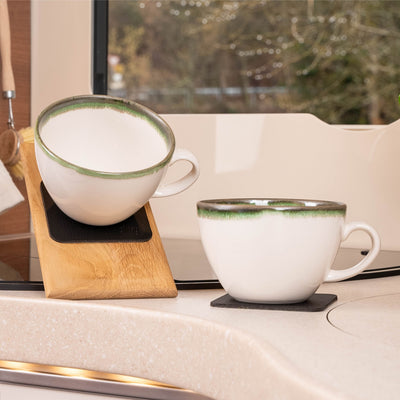 Silwy Tasse – 0,37 l, Porzellan, beige