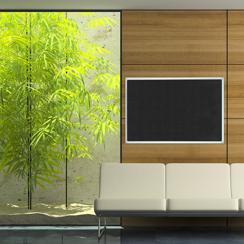 Franken Pinnwand – Filz, Alurahmen – 120 × 90 cm, Schwarz, X-tra Line