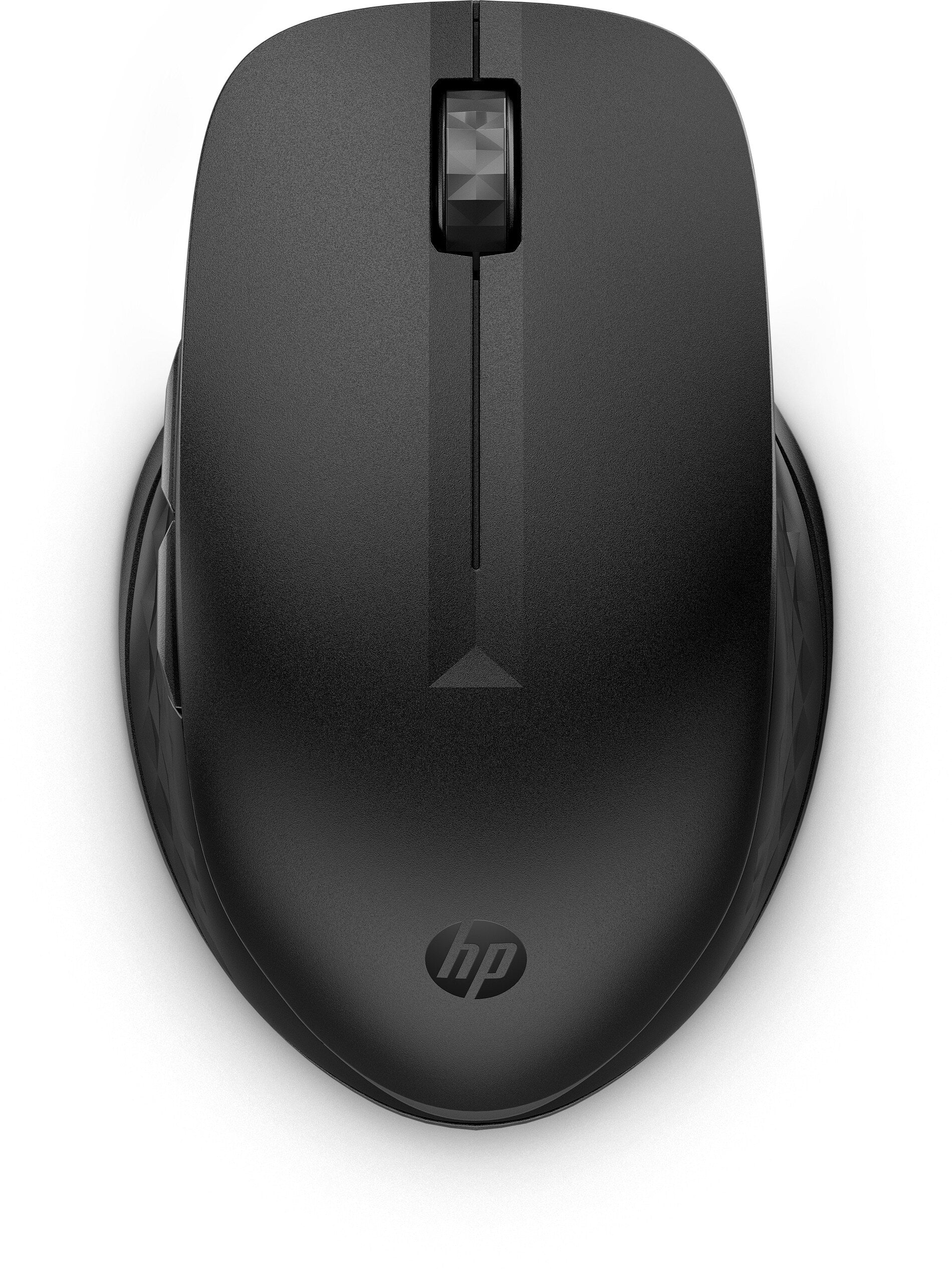 HP 435 Multi-Device Wireless Maus – Kabellos (Bluetooth/2,4 GHz), 4000 DPI, Beidhändig, Schwarz