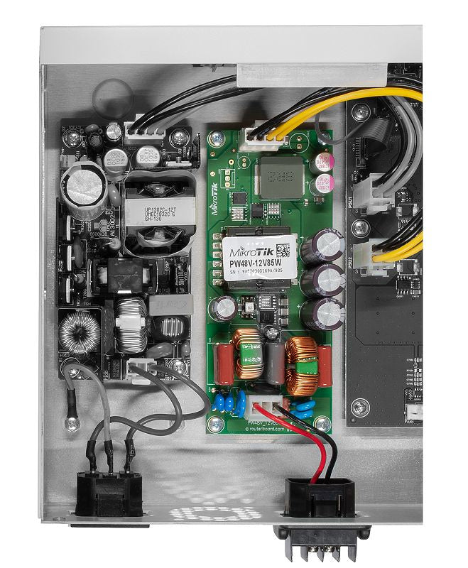 Mikrotik Netzteil 96 W – Eingang -48 V, Ausgang 12 V/8 A – Open-Frame – für Router – Grün