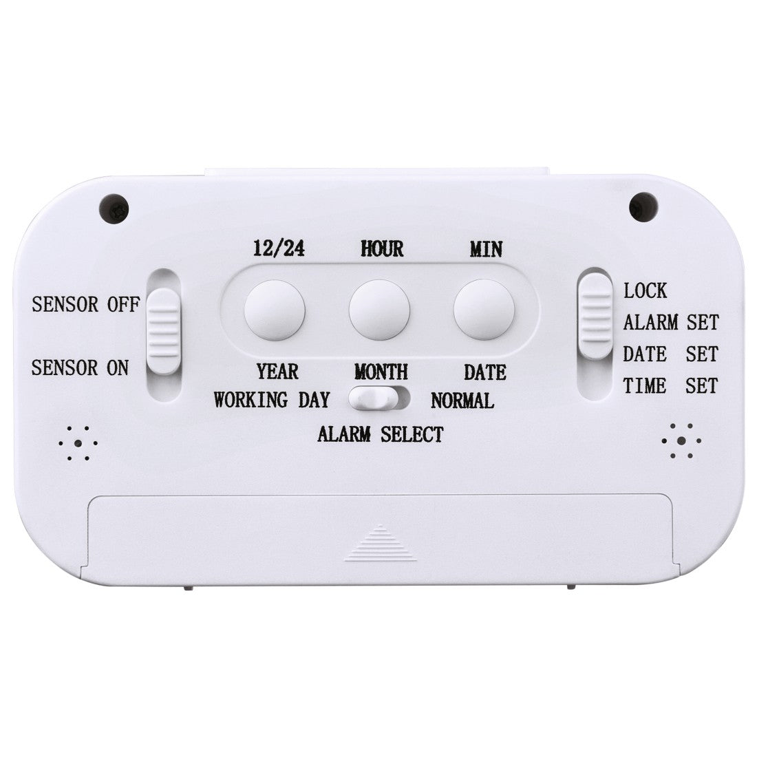 Hama Digitalwecker – Funk, Snooze, Thermometer, 11,8 × 6,5 × 4,0 cm, Weiss