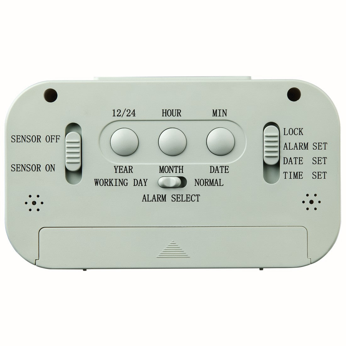 Hama RC 660 Digitalwecker – Funk, Snooze, Thermometer, 11,6 × 6,5 × 4,0 cm, Mint