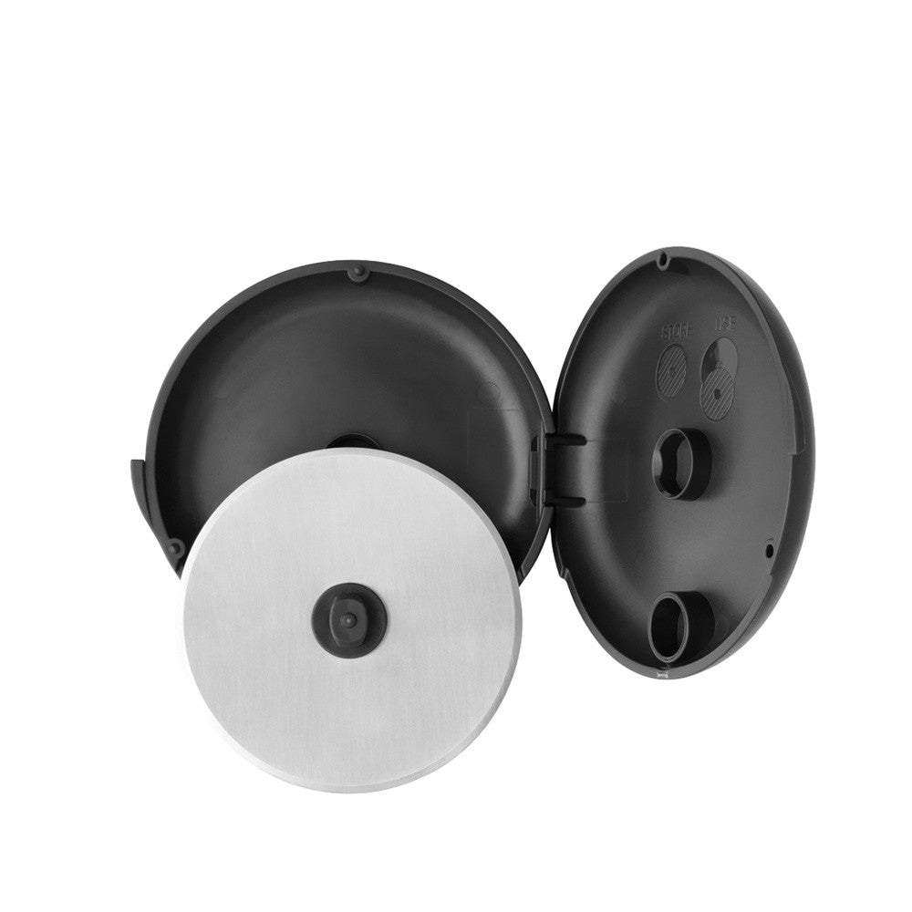 Brabantia Pizzaschneider Ø 11 × 2,8 cm, Edelstahl/Nylon, mit Klingenschutz, Anthrazit