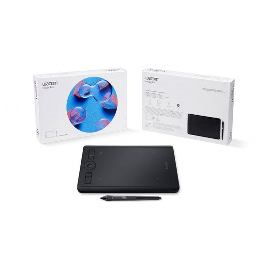 Wacom Stifttablet Intuos Pro S, Schwarz, für Windows, macOS
