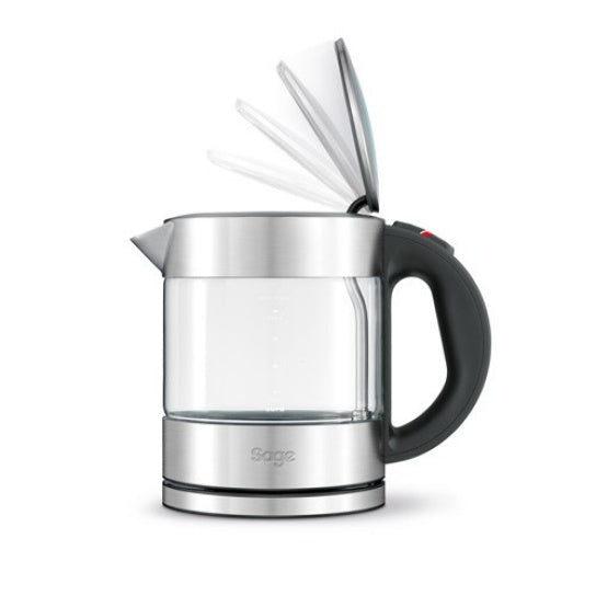 Sage Kompakter Wasserkocher – 1 l, Edelstahl/Glas