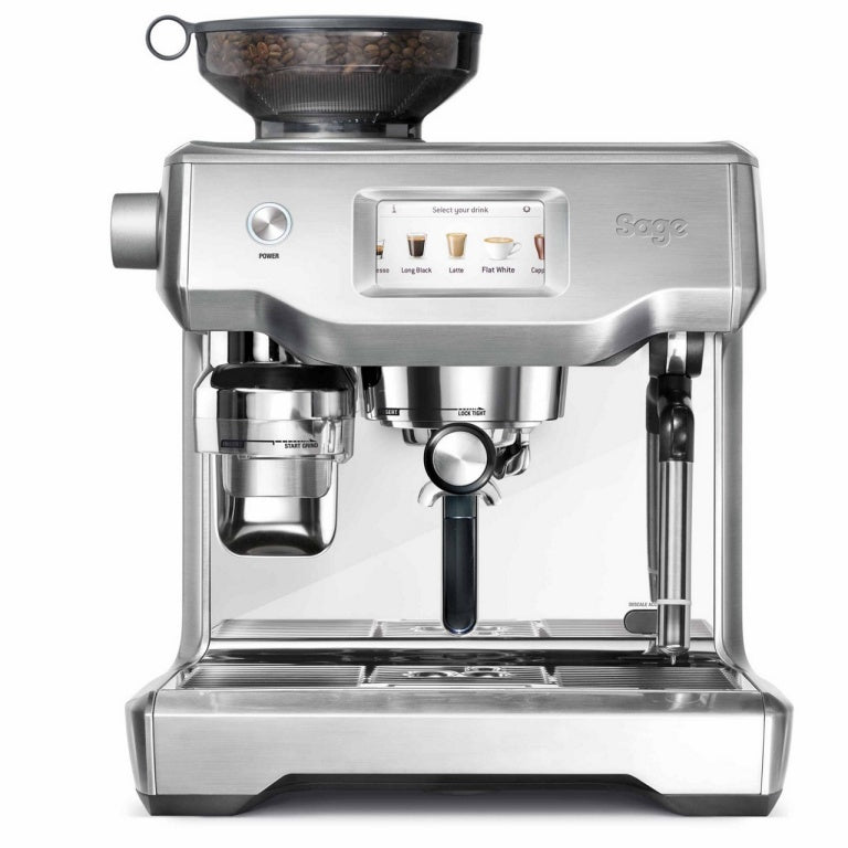 Sage Oracle Touch Espressomaschine (Siebträger) – 15 bar, 2,5 l, Milchschaumdüse, Silber