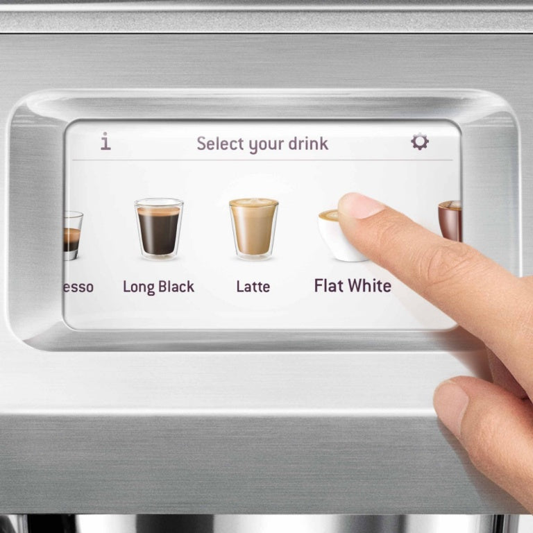 Sage Oracle Touch Espressomaschine (Siebträger) – 15 bar, 2,5 l, Milchschaumdüse, Silber