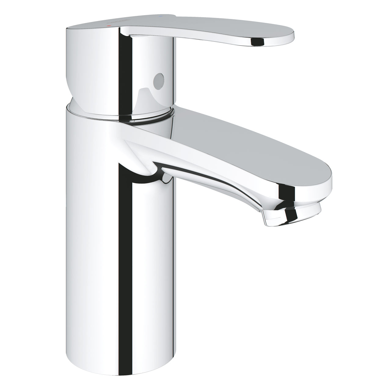 GROHE Eurodisc Einhebelmischer – Höhe 70 mm, Breite 160 mm, Messing, Anschluss 1/2", für Waschbecken