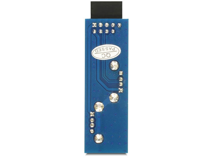 DeLOCK 41820 Adapter USB-Pinheader (9-polig 2,54 mm) zu 2× USB-A – USB 2.0 (480 Mbit/s), Grau