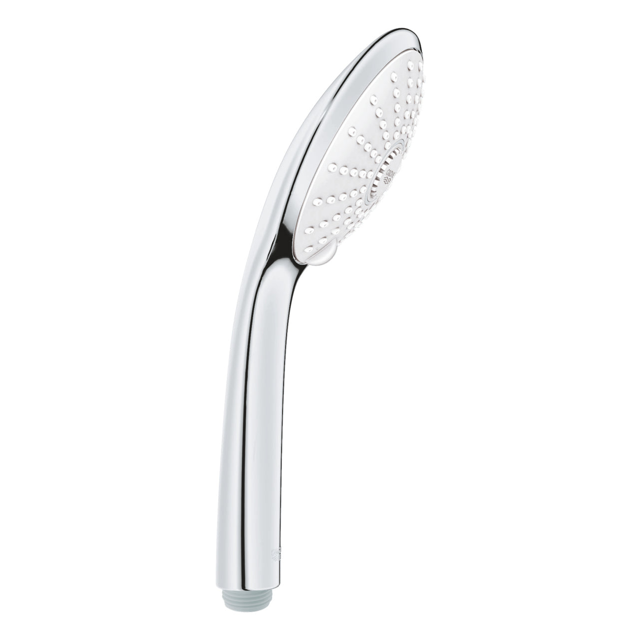 GROHE Euphoria 110 Massage Handbrause – Ø11 cm, Kunststoff, 3 Strahlarten, Chrom/Weiss (Siebplatte)