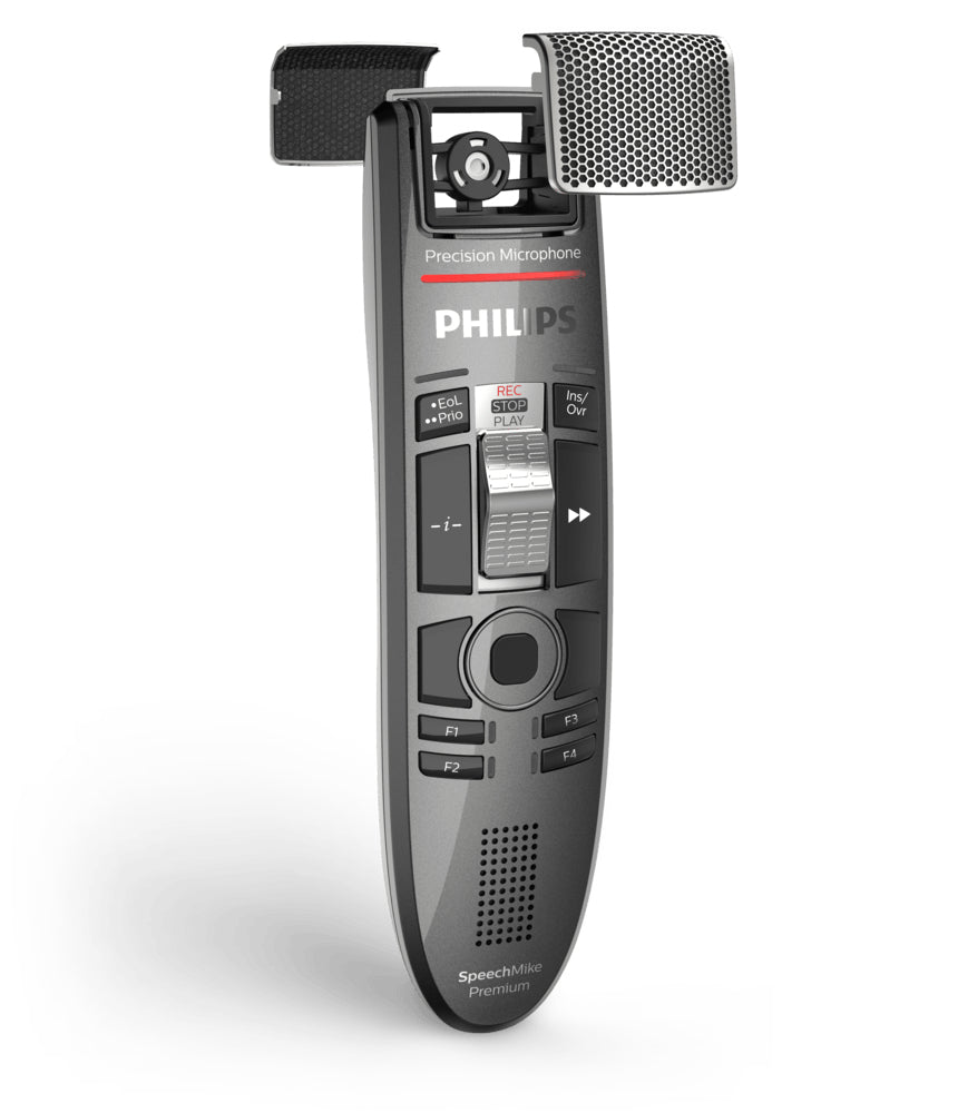Philips SpeechMike Premium Touch SMP3710 – Diktiergerät, USB, Dunkelgrau