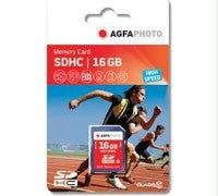AgfaPhoto SDHC 16 GB – Klasse 10, Blau, 1er Pack