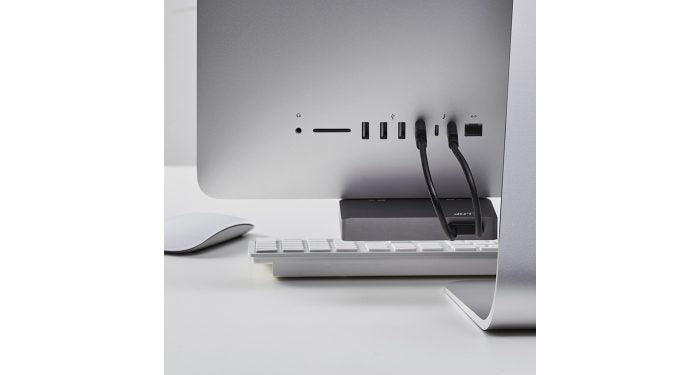 LMP Attach USB-Hub – USB-C, 3× USB-A, 1× USB-C, SD/microSD, 3,5 mm Audio, für Windows/Mac
