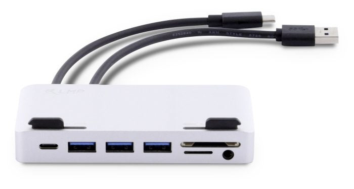 LMP Attach USB-Hub – USB-C, 3× USB-A, 1× USB-C, SD/microSD, 3,5 mm Audio, für Windows/Mac