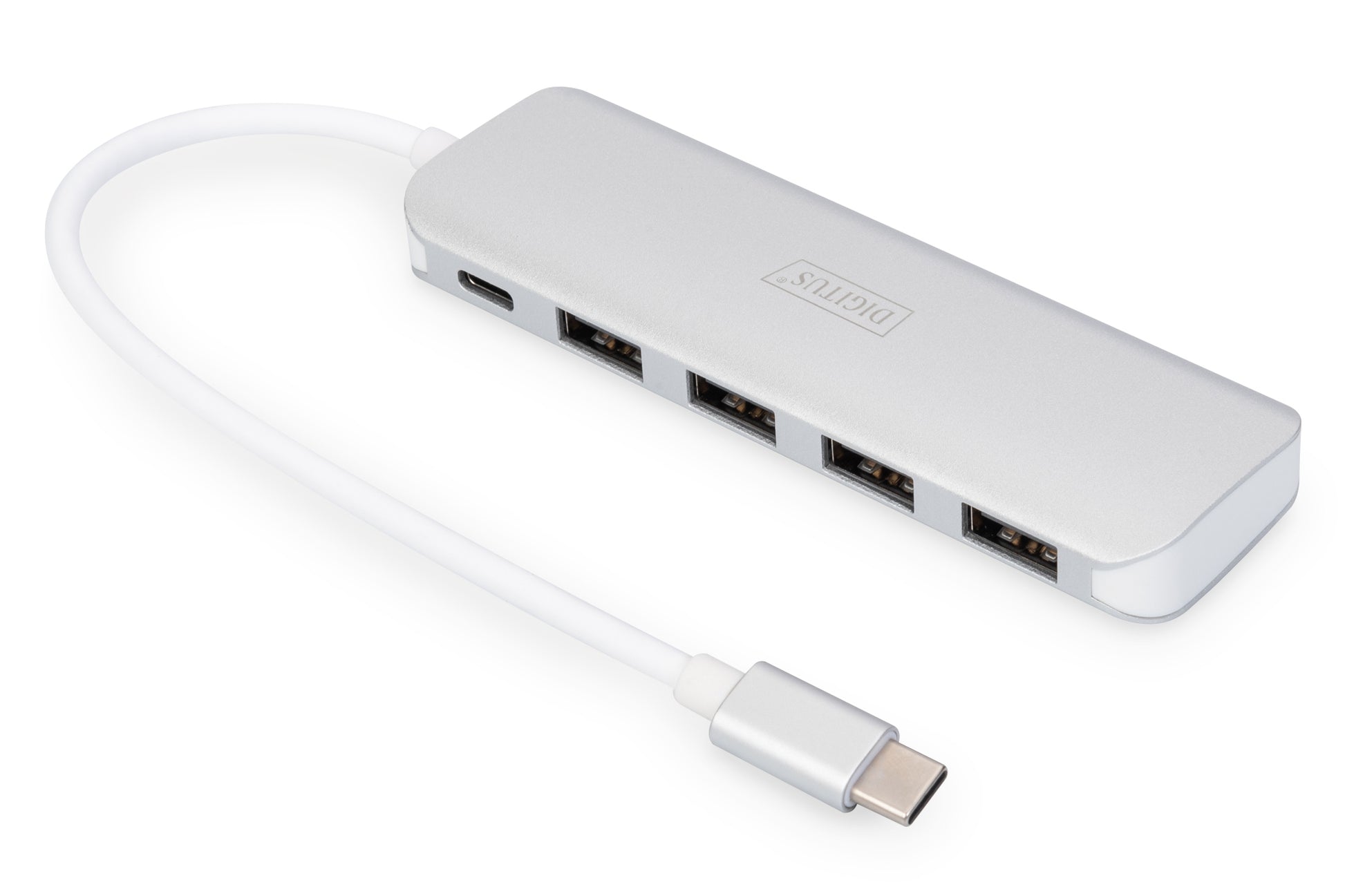 Digitus USB-Hub – USB-C, 4× USB-A, für Windows/Mac/ChromeOS