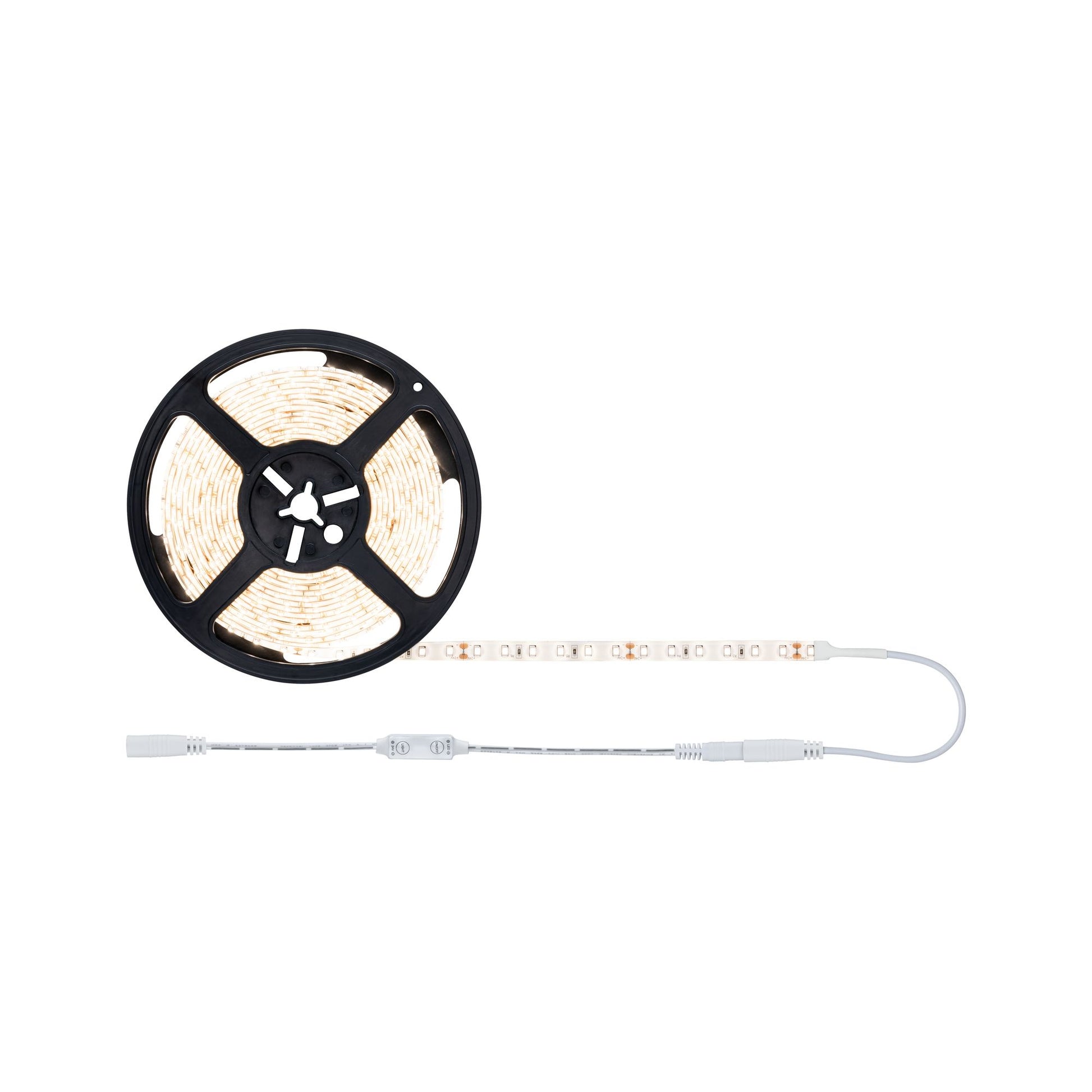Paulmann LED-Strip – 5 m, 5500 lm, 50 W, 3000 K, dimmbar, weiss, mit Netzteil