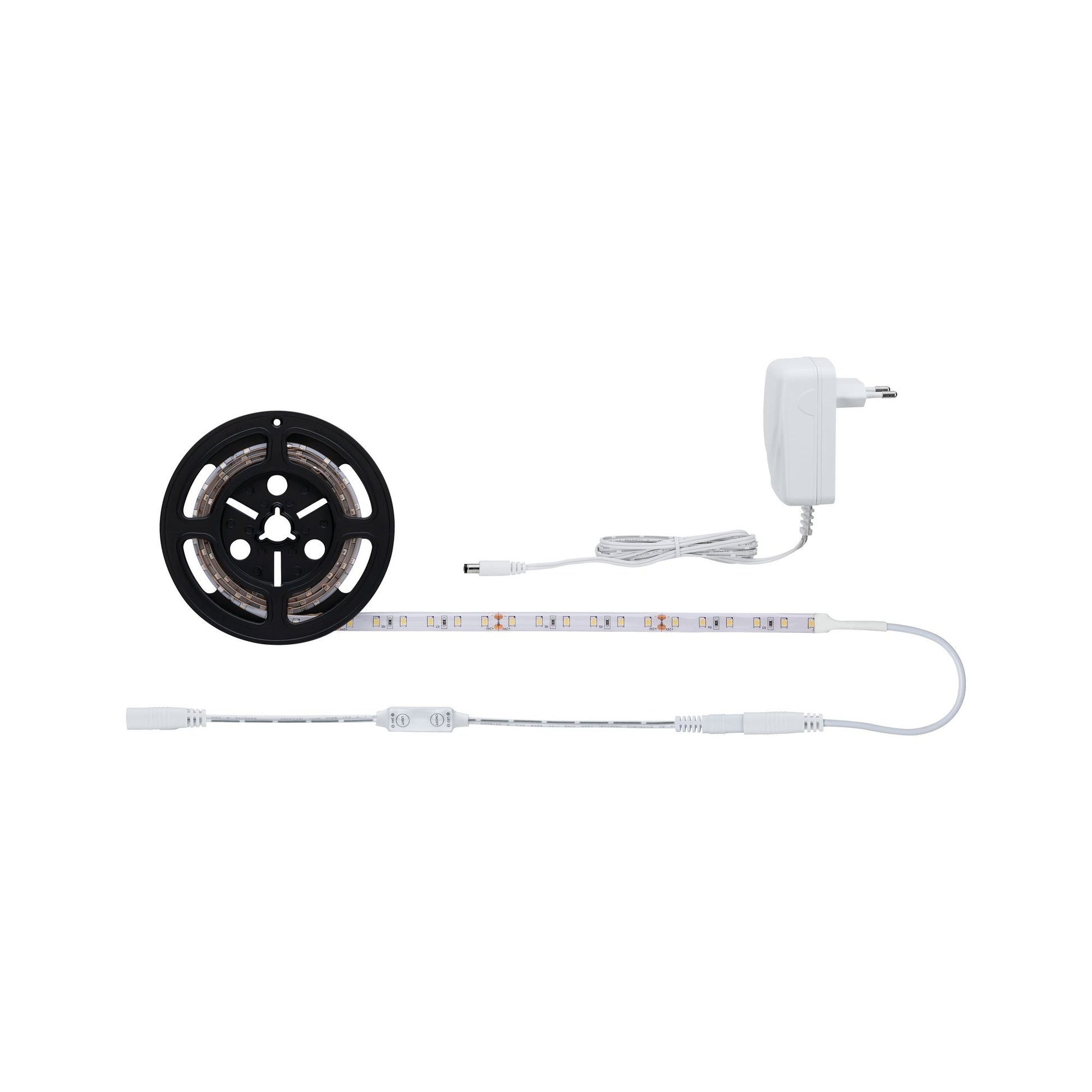 Paulmann LED-Strip – 1,5 m, 1650 lm, 17 W, 3000 K, Warmweiss, dimmbar, weiss, inkl. Netzteil