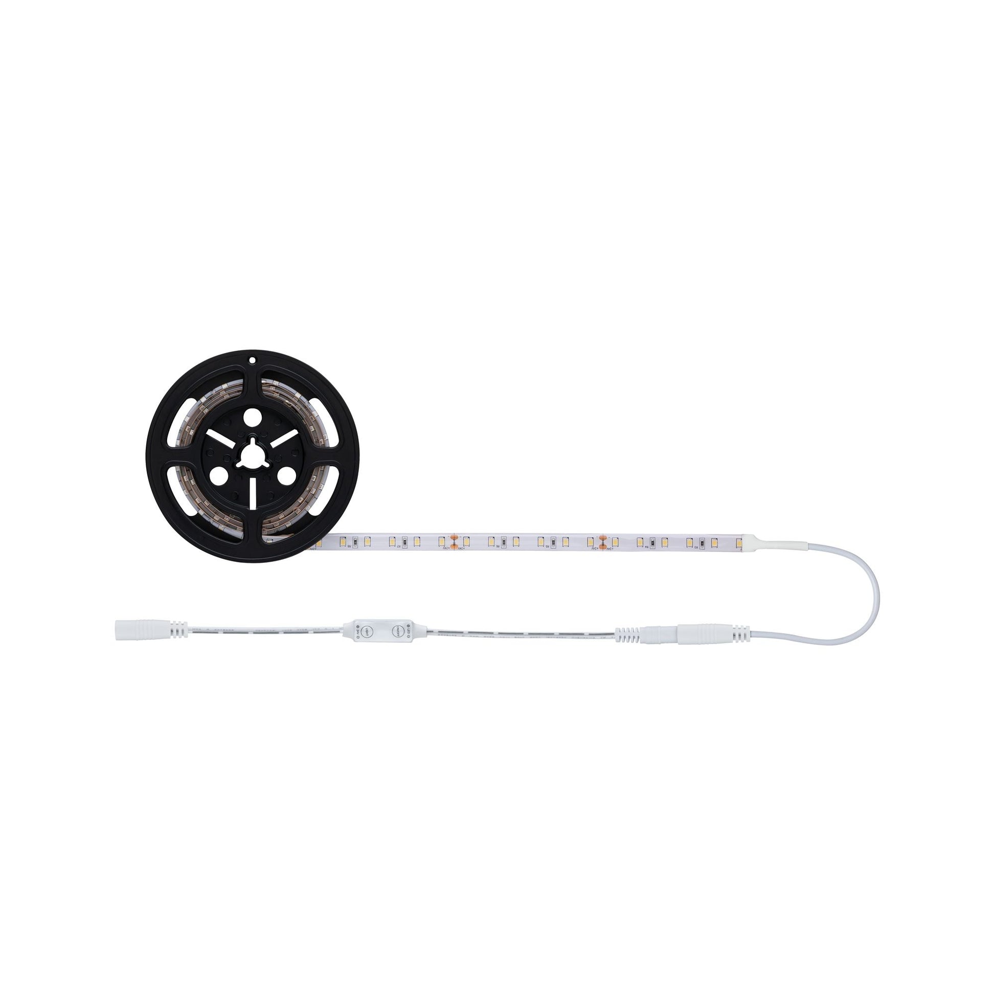 Paulmann LED-Strip – 1,5 m, 1650 lm, 17 W, 3000 K, Warmweiss, dimmbar, weiss, inkl. Netzteil
