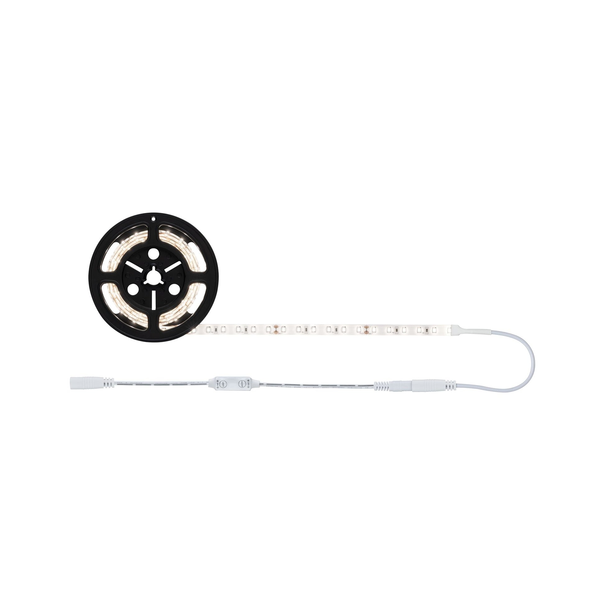 Paulmann LED-Strip – 1,5 m, 1650 lm, 17 W, 3000 K, Warmweiss, dimmbar, weiss, inkl. Netzteil