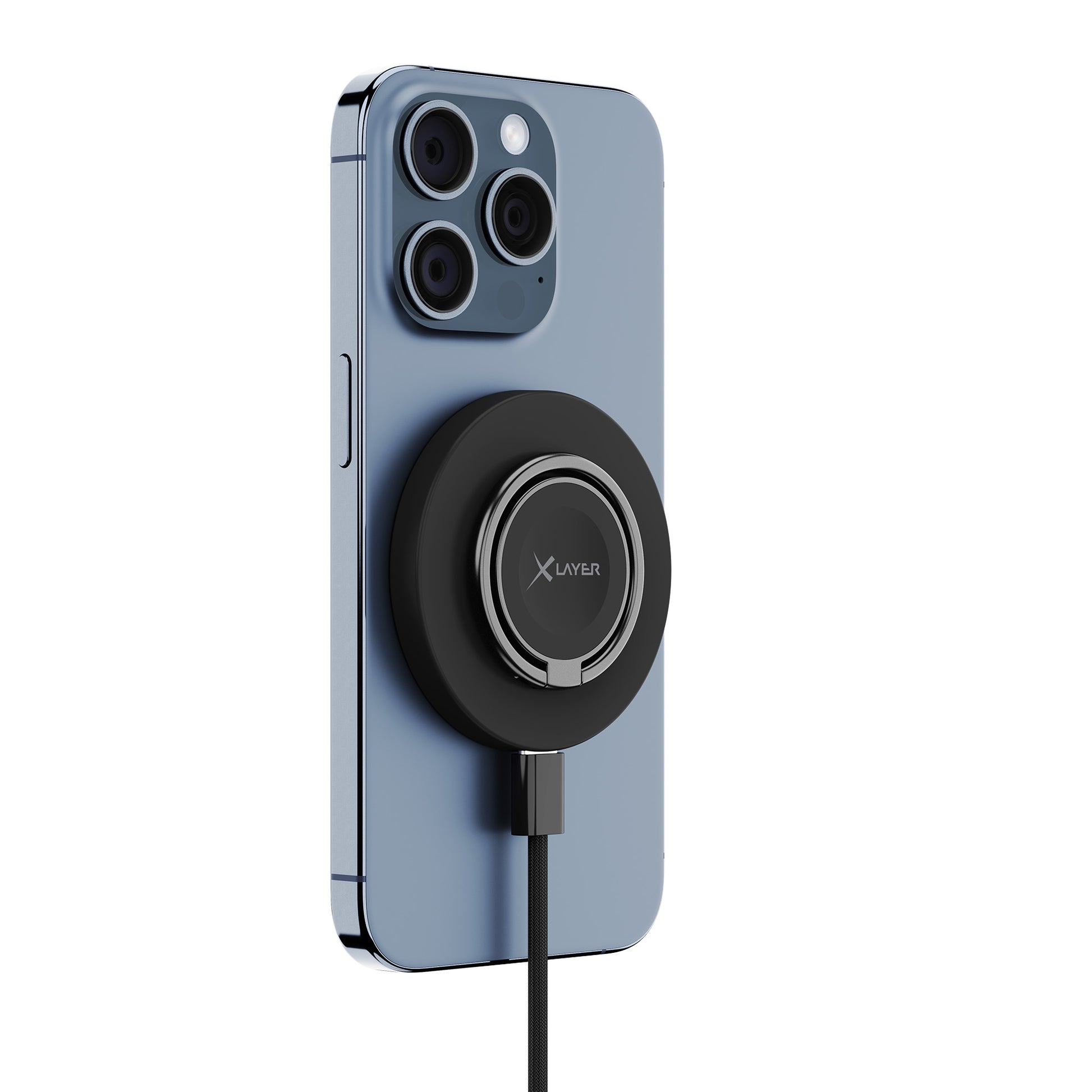 Xlayer MagFix 3-in-1 Kabelloses Ladegerät 15 W – MagSafe – für iPhone, Apple Watch, AirPods
