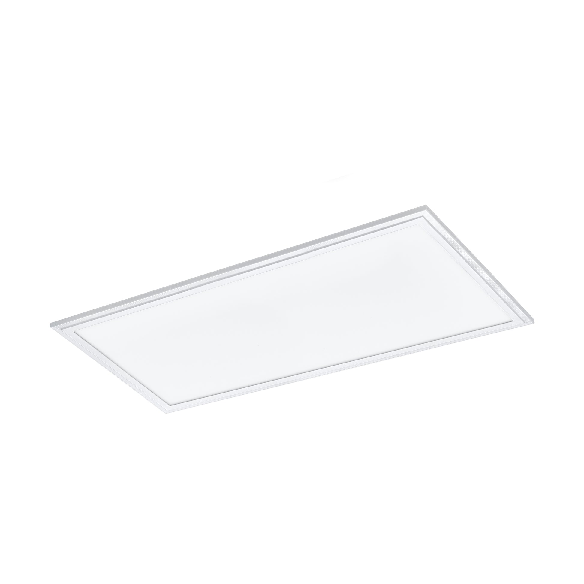 EGLO LED-Rasterleuchte Salobrena-RGBW – 60 × 30 cm, 2400 lm, 21 W, 4000 K, weiss, Opal-Diffusor