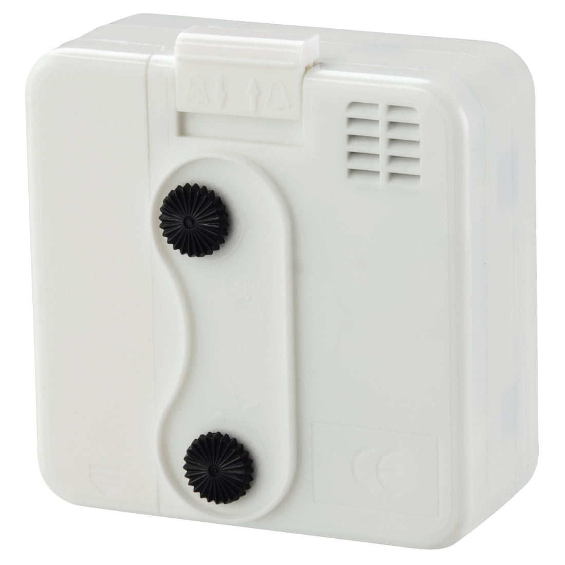 Hama Quarz-Wecker – Analog, Schlummerfunktion, 5,6 × 5,6 × 3,0 cm, Weiss, Kunststoff