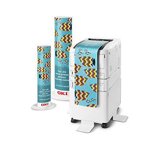 OKI C824dn – A3, Farbe, Duplex, 26 S./Min., 1200 × 600 dpi, USB, Papier: 400 Blatt