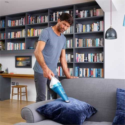 Black & Decker BLACK+DECKER Handstaubsauger WDC115WA – 1500 mAh, 0,4 l, Akkubetrieb, 1 Stufe