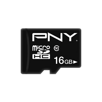 PNY Performance Plus microSDHC 16 GB – Klasse 10, 1er Pack