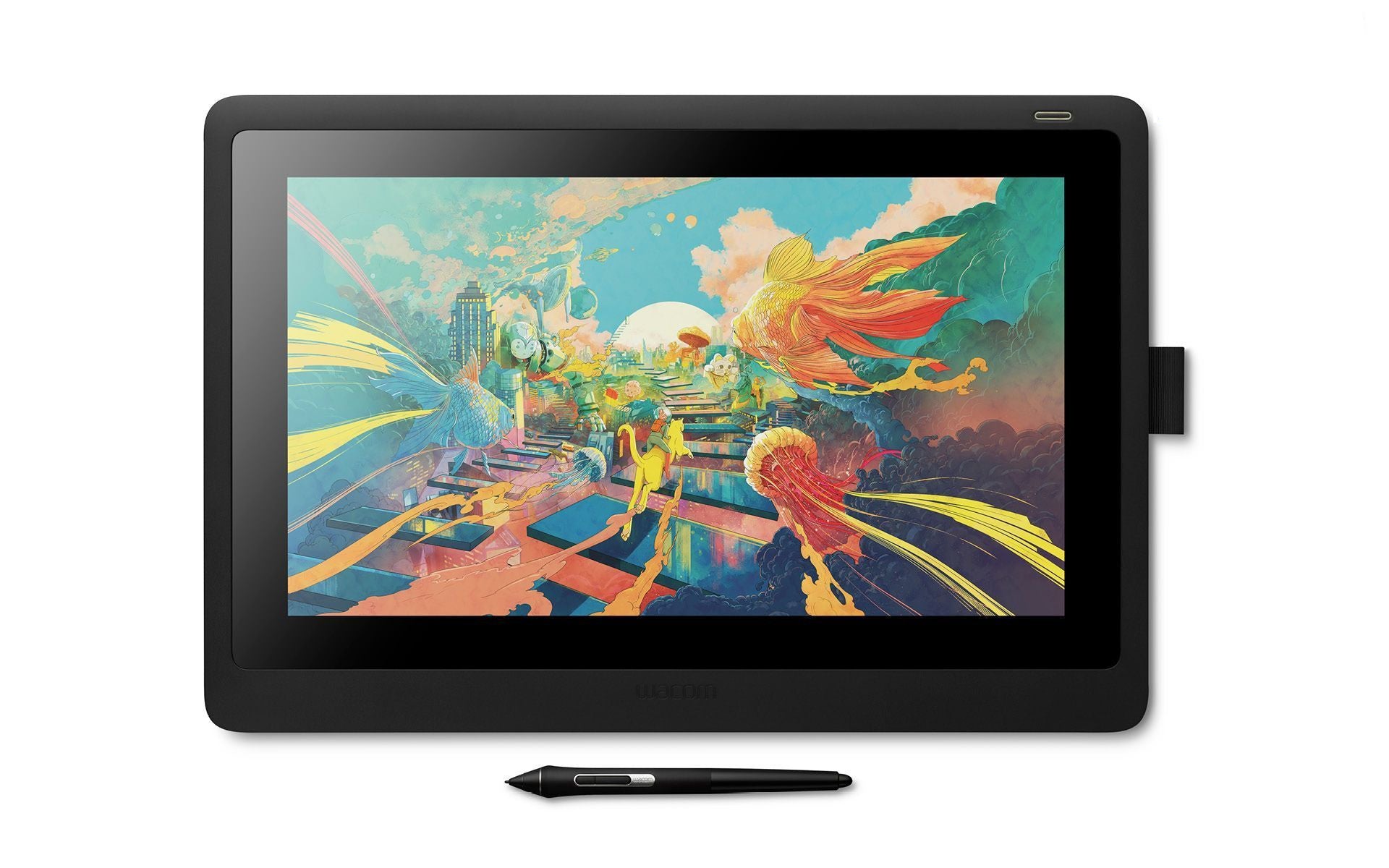 Wacom Cintiq 16 – Stift-Display – 15,6" – 1920 × 1080 (Full HD) – 8k Druckstufen