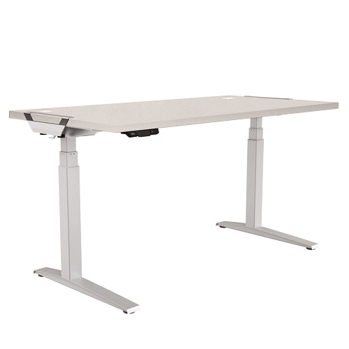 Fellowes Tischplatte – 180 × 80 × 2,5 cm – grau – für Levado, Cambio