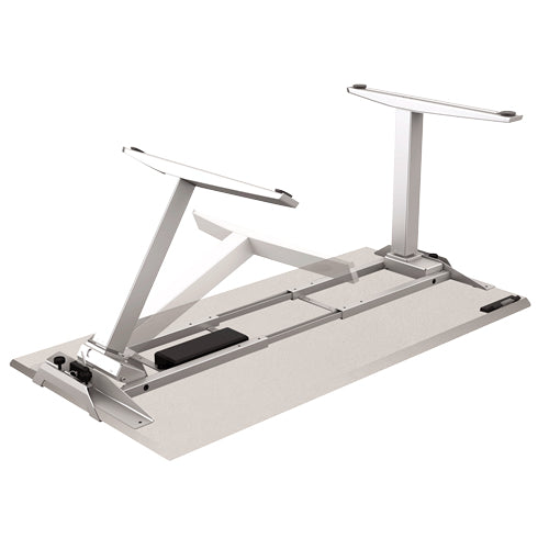 Fellowes Tischplatte – 180 × 80 × 2,5 cm – grau – für Levado, Cambio