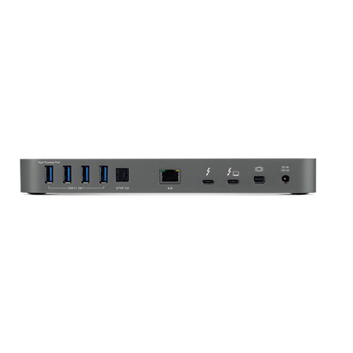 OWC Dockingstation – Thunderbolt 3, 1× DP, 5× USB-A, 1× USB-C, SD/microSD, 3,5 mm Audio, GbE, für Windows/Mac