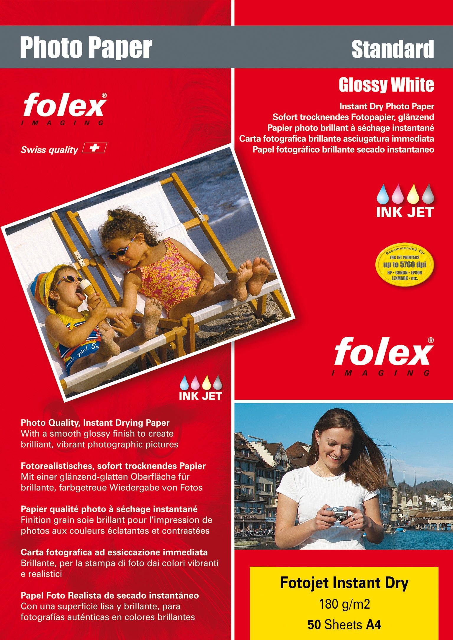 Folex Fotojet Instant Dry – A4, 180 g/m²