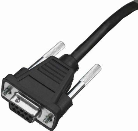 Honeywell RS-232 Kabel DB9 (männlich zu weiblich) – 2,9 m – Schwarz