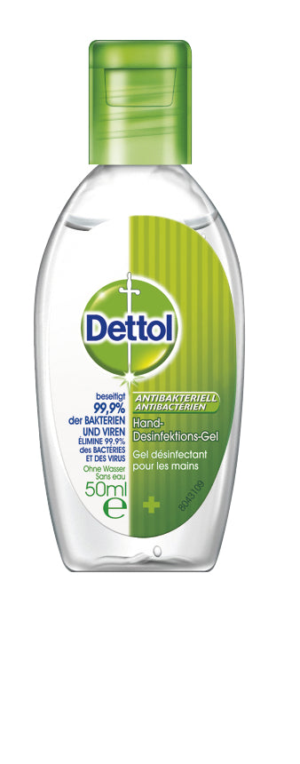 Dettol Händedesinfektionsgel – Flasche – 50 ml