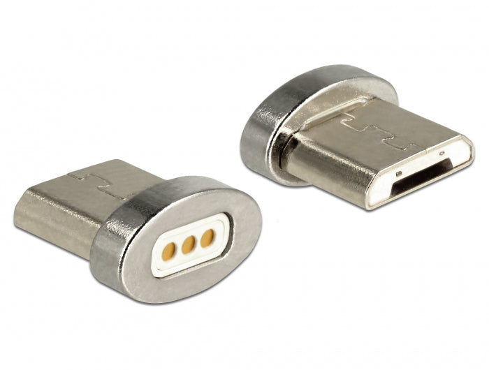 DeLOCK USB-Adapter USB Micro-B auf Magnetanschluss – USB 2.0 (480 Mbit/s) – Silber – für Delock 85705/85725