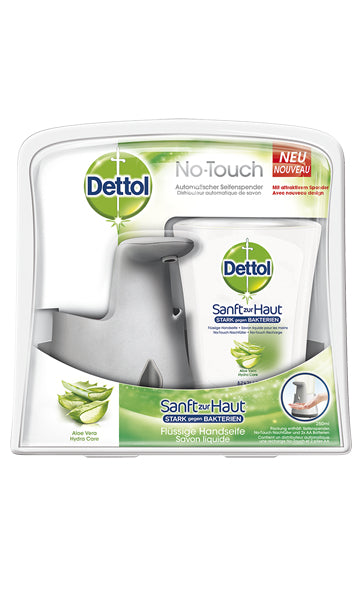 Dettol No-Touch Seifenspender automatisch – Tisch – 250 ml – Silber