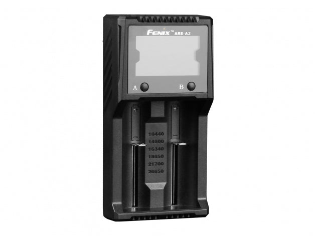 Fenix ARE-A2 Batterieladegerät 2× – für AA, AAA, C und Li‑Ion/NiMH