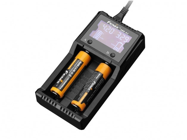 Fenix ARE-A2 Batterieladegerät 2× – für AA, AAA, C und Li‑Ion/NiMH
