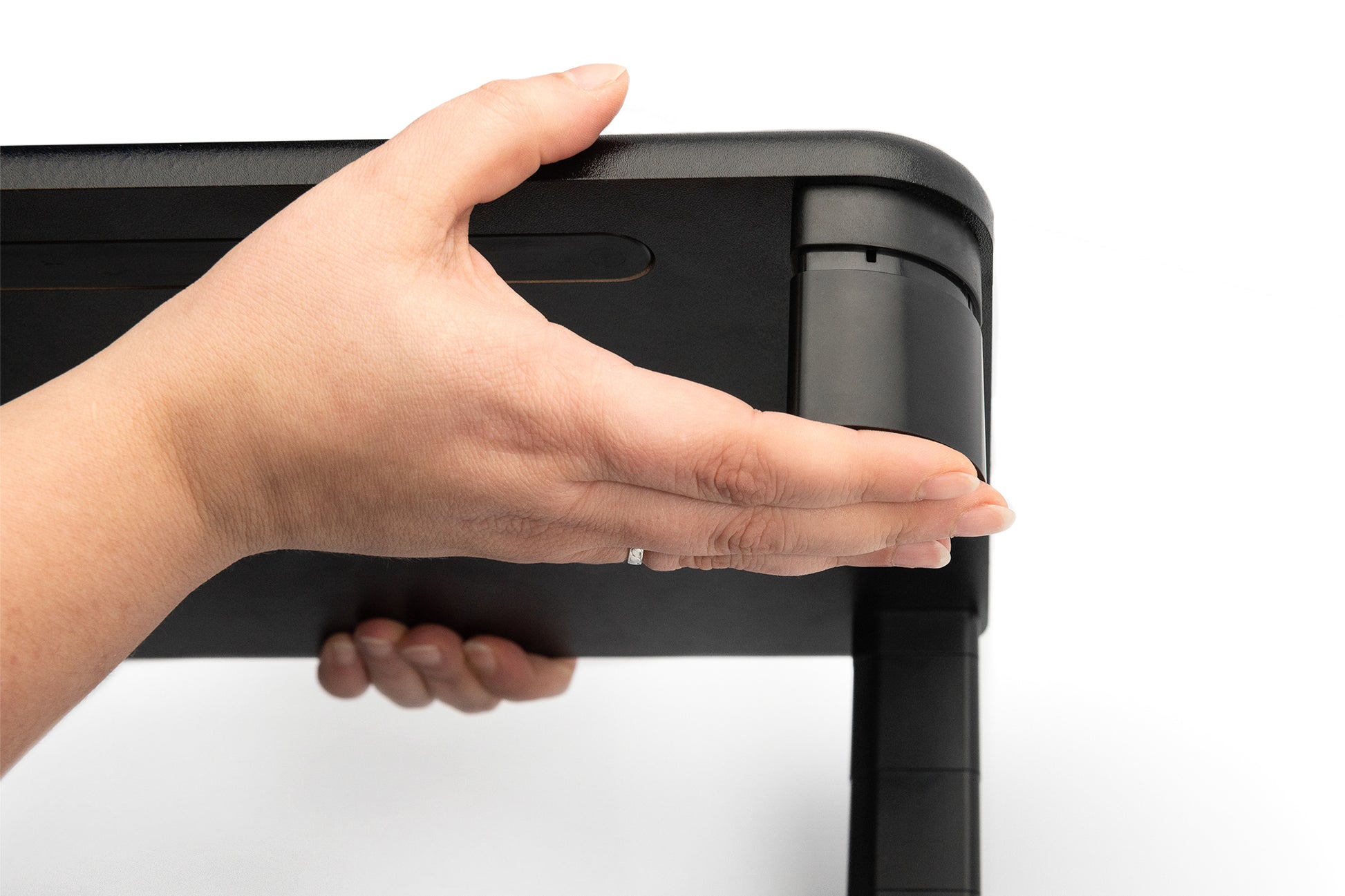 Digitus Monitor-Tischständer – freistehend – bis 10 kg – höhenverstellbar – Schwarz