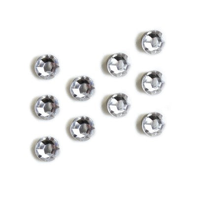 Trendform Tafelmagnete LUCY – Ø 8 mm – 10 Stück, metallisch, transparent