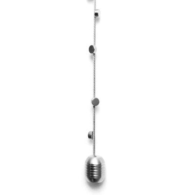 Trendform Fotogirlande Steely Dan – 1,5 m – 8 Magnete – Stahl, Grau