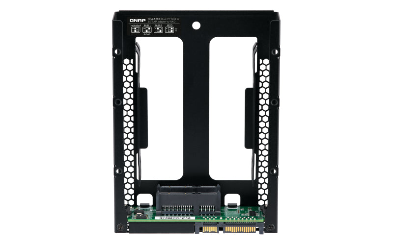 QNAP QDA-A2AR – 2-Bay HDD/SSD-Gehäuse – für 2,5" HDD/SSD (7/9,5 mm), SATA III