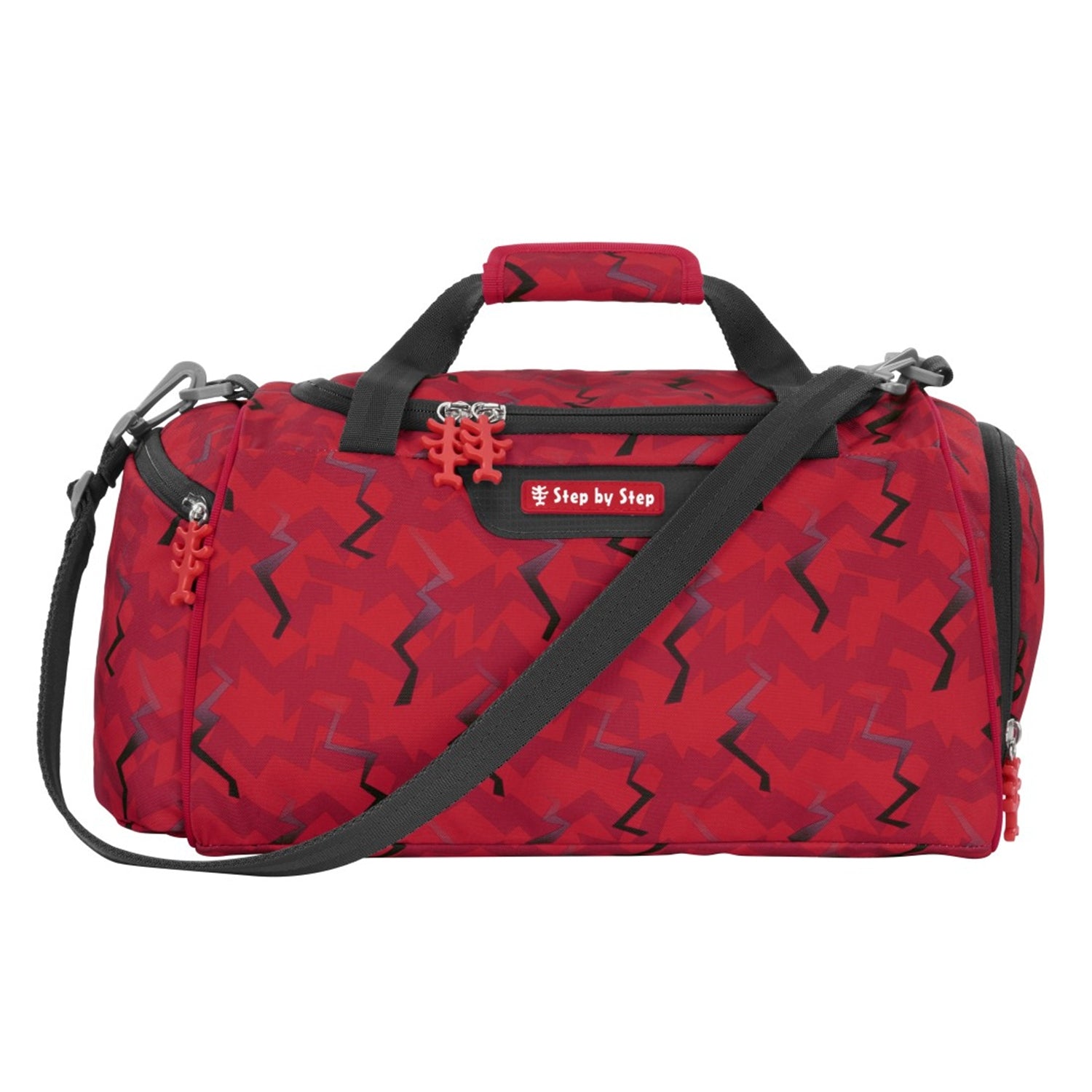 Step by Step Sporttasche – Motiv Monster Truck Rocky, mit Schultergurt, wasserabweisend, 38 × 20 × 23 cm