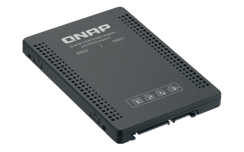 QNAP QDA-A2MAR – 2-Bay SSD-Gehäuse – 2×M.2, für M.2 2280 (SATA, 6 Gbit/s)