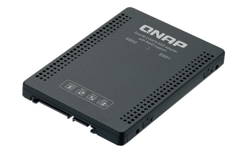 QNAP QDA-A2MAR – 2-Bay SSD-Gehäuse – 2×M.2, für M.2 2280 (SATA, 6 Gbit/s)
