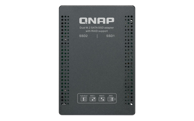 QNAP QDA-A2MAR – 2-Bay SSD-Gehäuse – 2×M.2, für M.2 2280 (SATA, 6 Gbit/s)