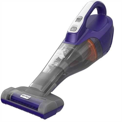 Black & Decker BLACK+DECKER Akkustaubsauger Dustbuster 12V Pet – 2500 mAh, 0,4 l, Akkubetrieb, 2 Stufen